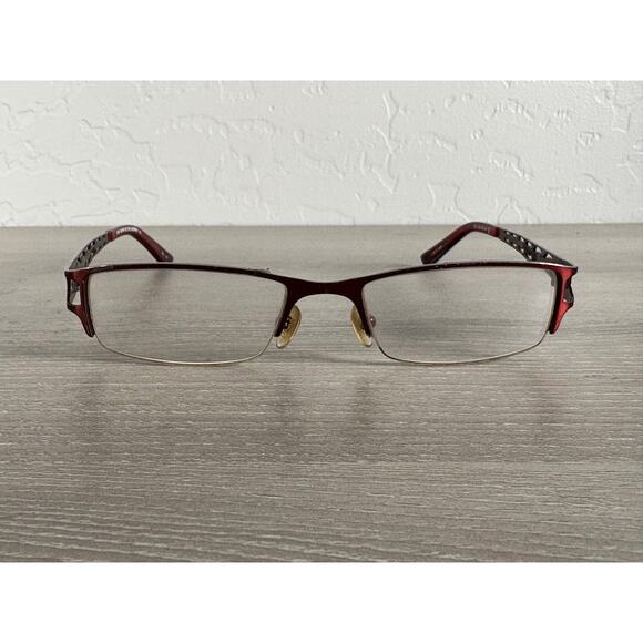 Helium Paris Eyeglass Frames 4161 Dark Cherry 50-18-135 Italy Women’s Designer - Picture 2 of 7